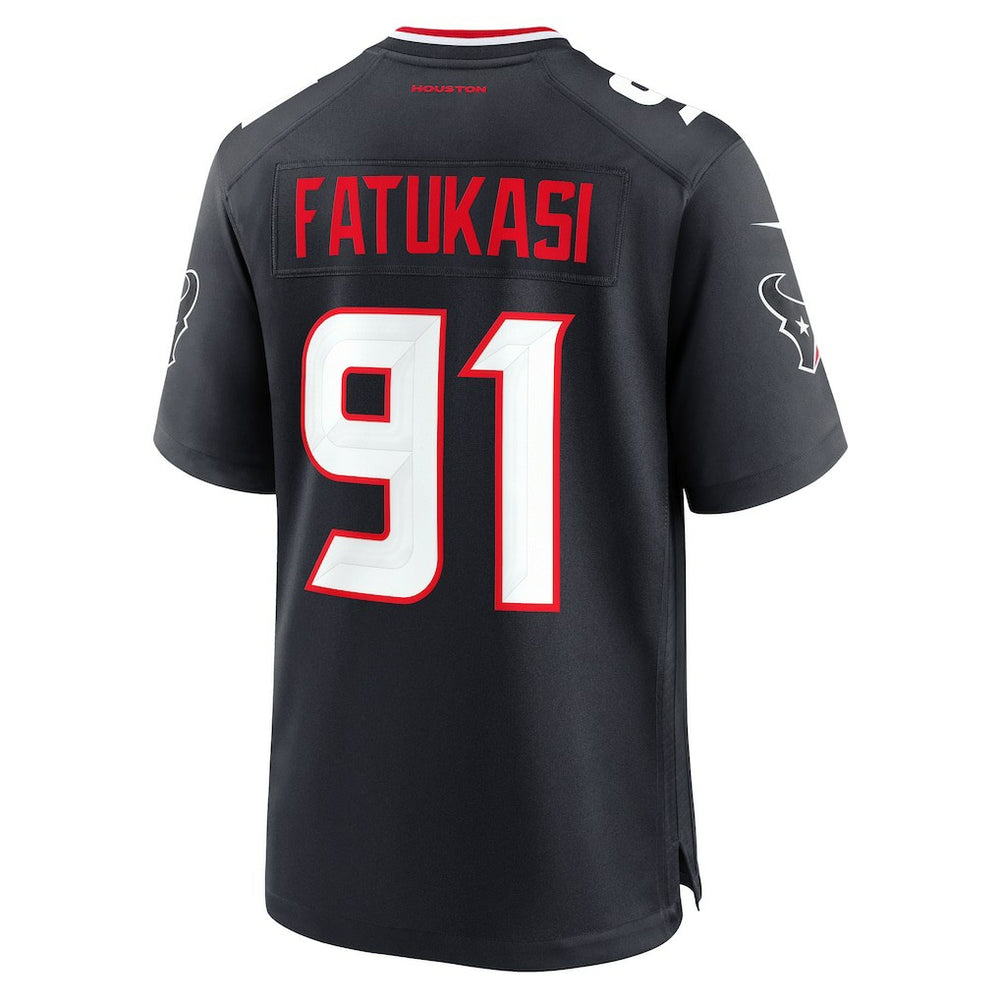 Folorunso Fatukasi Houston Texans Team Game Jersey Navy - Nike