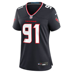 Folorunso Fatukasi Houston Texans Women's Team Game Jersey Navy - Nike
