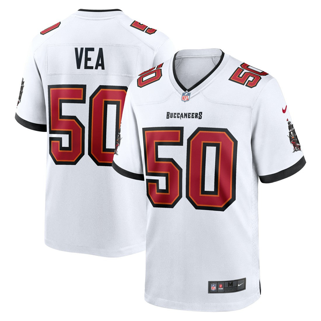 Vita Vea Tampa Bay Buccaneers White Game Jersey White - Nike