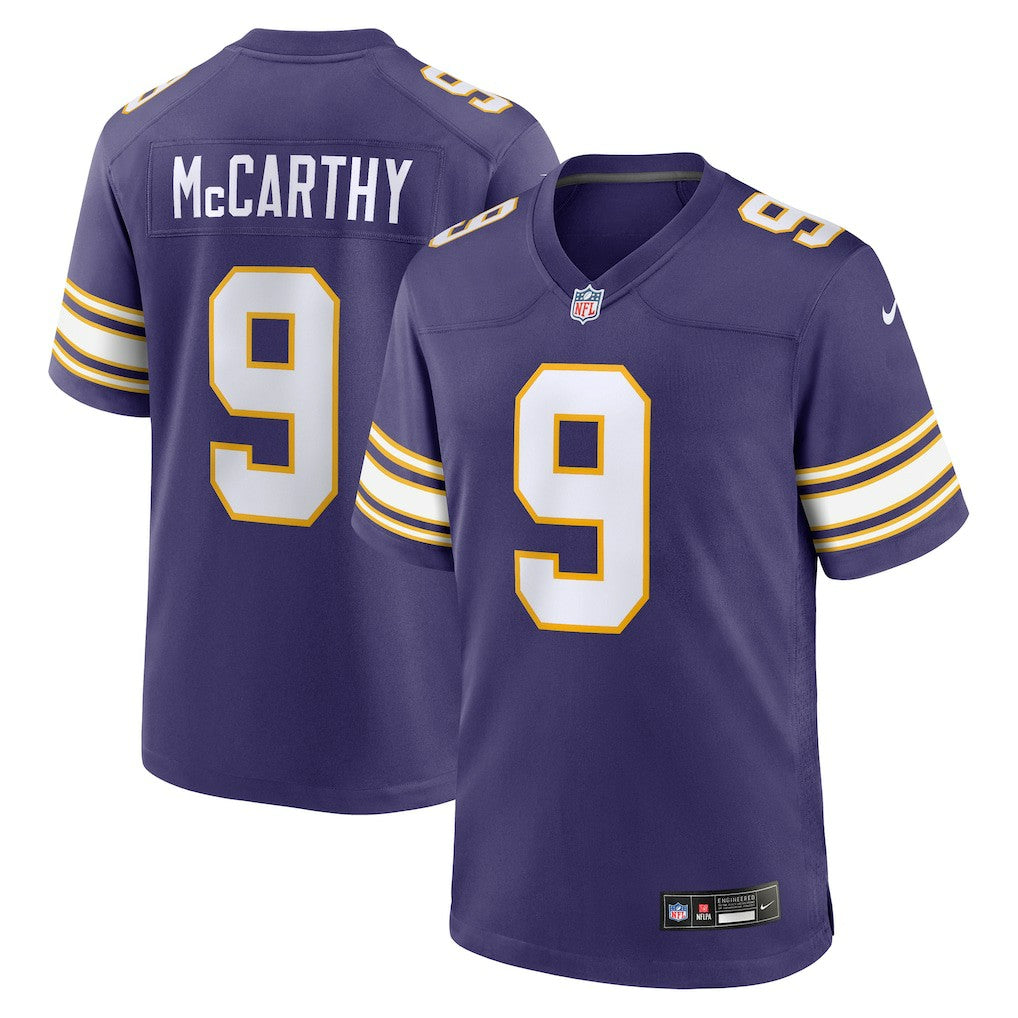 J.J. McCarthy Minnesota Vikings 2nd Alternate Player Game Jersey - Purple | NFL Jerseys