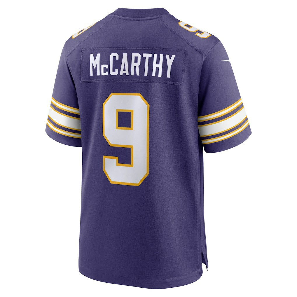 J.J. McCarthy Minnesota Vikings 2nd Alternate Player Game Jersey - Purple | NFL Jerseys