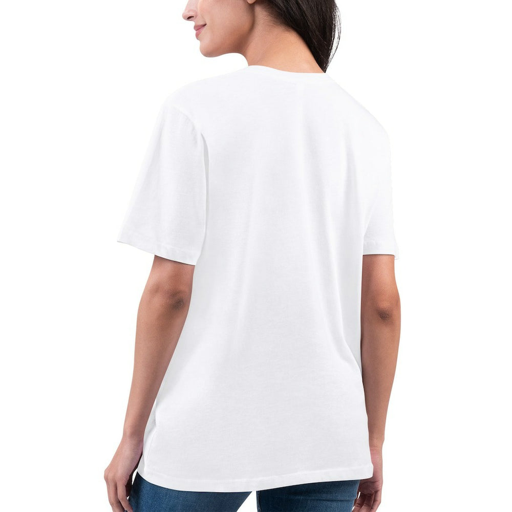 Houston Texans G-III 4Her by Carl Banks Women's Super-Slim Fit Lightweight H-Town T-Shirt White - NFL