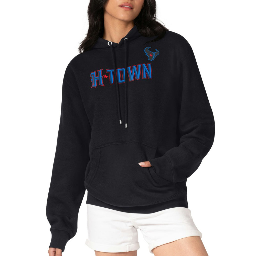 Houston Texans G-III 4Her by Carl Banks Women's H-Town Fleece Pullover Hoodie Black - NFL