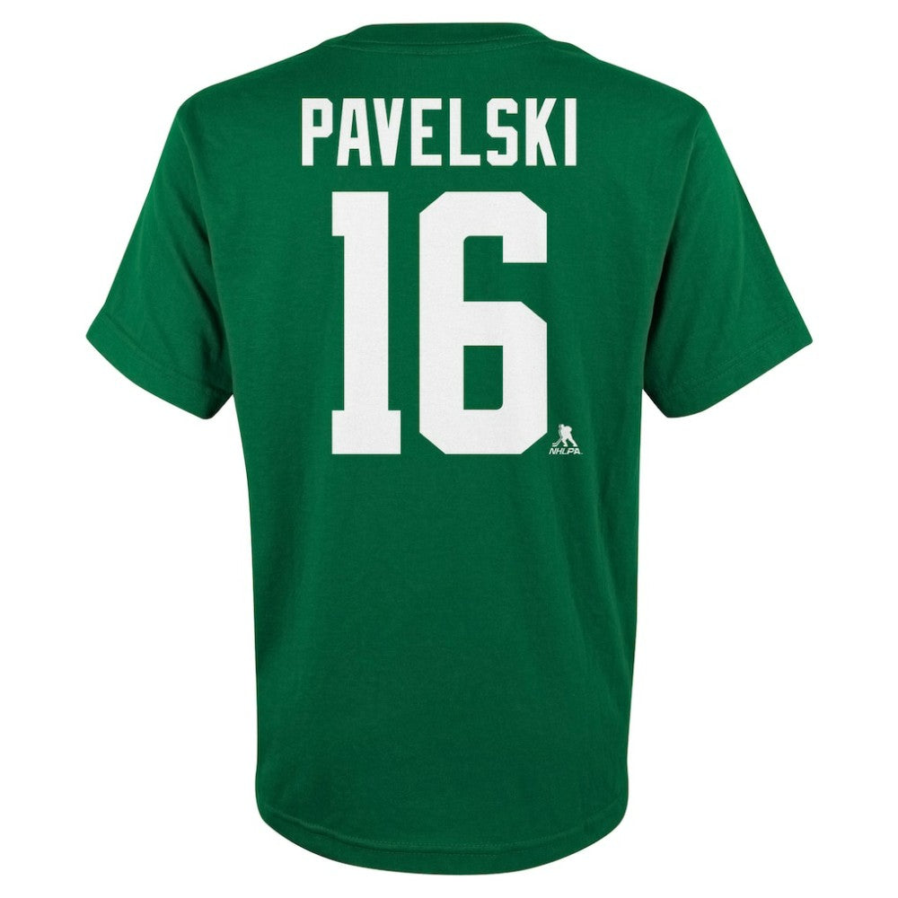 Joe Pavelski Dallas Stars - Youth Player Name & Number T-Shirt Kelly Green