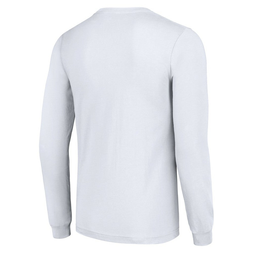 Buffalo Sabres - Starter Four Team Name Logo Long Sleeve Graphic T-Shirt White