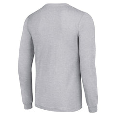 Dallas Stars - Starter Shield Long Sleeve Graphic T-Shirt Heather Gray