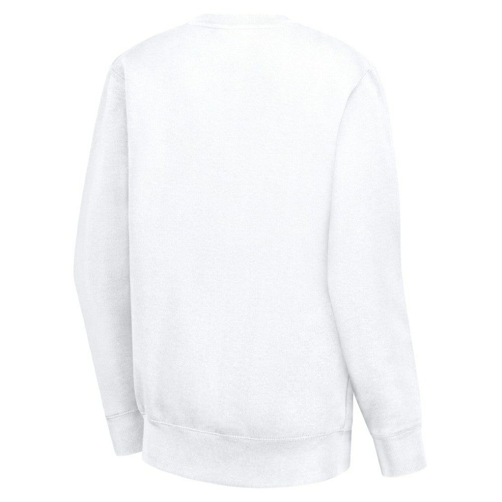 Columbus Blue Jackets - G-III 4Her by Carl Banks Women's Collage Graphic Fleece Long Sleeve Pullover Sweatshirt White