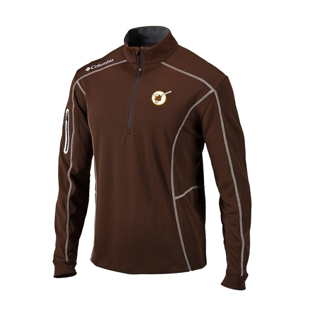 San Diego Padres Columbia Cooperstown Collection Omni-Wick Shotgun Quarter-Zip Top Sale