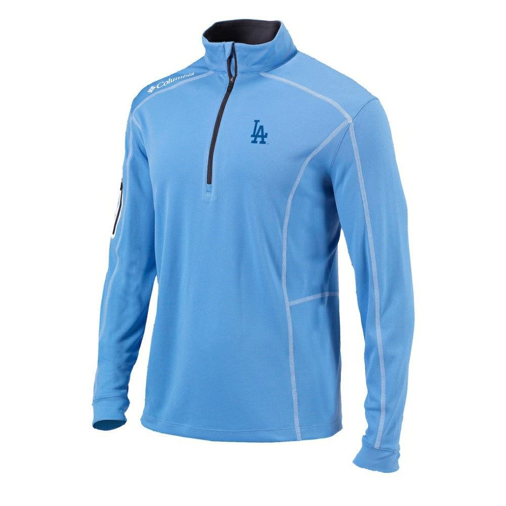 Los Angeles Dodgers Columbia Cooperstown Collection Omni-Wick Shotgun Quarter-Zip Top On Sale