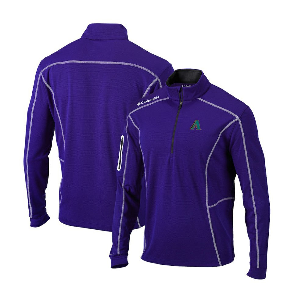 Arizona Diamondbacks Columbia Cooperstown Collection Omni-Wick Shotgun Quarter-Zip Top Lifestyle