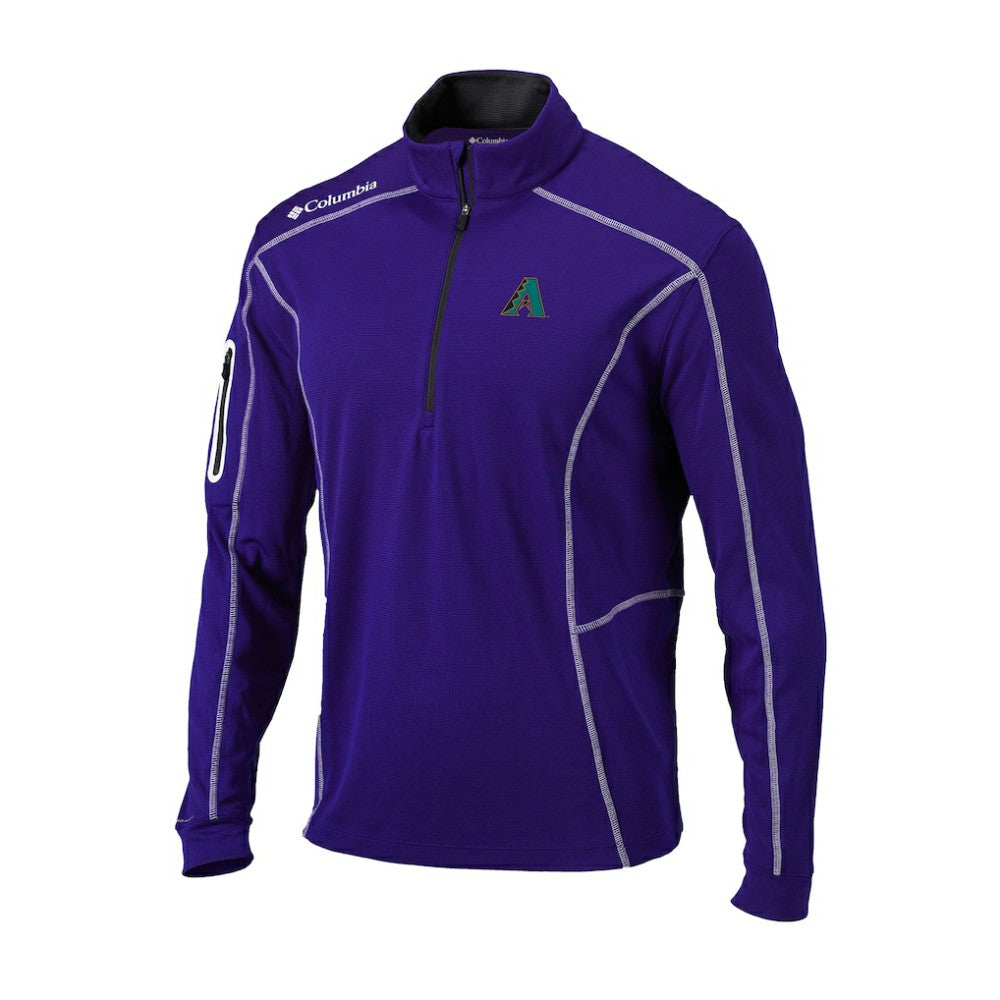 Arizona Diamondbacks Columbia Cooperstown Collection Omni-Wick Shotgun Quarter-Zip Top Lifestyle