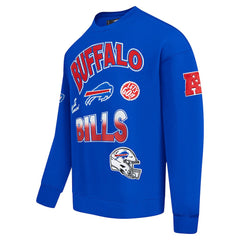 Buffalo Bills Pro Standard Turn It Up Drop Shoulder Pullover Sweatshirt Royal - NFL