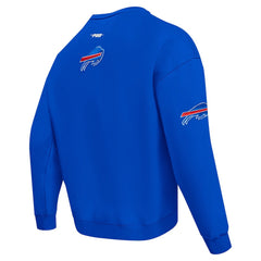 Buffalo Bills Pro Standard Turn It Up Drop Shoulder Pullover Sweatshirt Royal - NFL