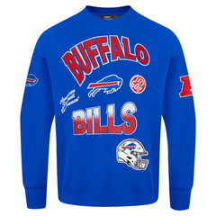 Buffalo Bills Pro Standard Turn It Up Drop Shoulder Pullover Sweatshirt Royal - NFL
