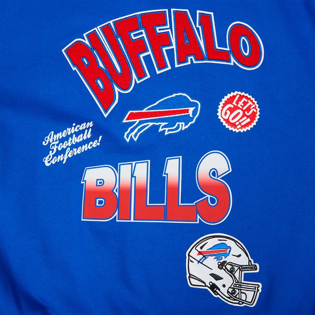 Buffalo Bills Pro Standard Turn It Up Drop Shoulder Pullover Sweatshirt Royal - NFL