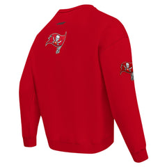 Tampa Bay Buccaneers Pro Standard Turn It Up Drop Shoulder Pullover Sweatshirt Red - NFL