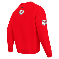 Kansas City Chiefs Pro Standard Turn It Up Drop Shoulder Pullover Sweatshirt Red - NFL