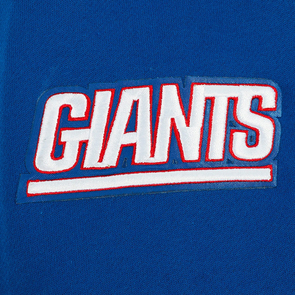 New York Giants Pro Standard Turn It Up Drop Shoulder Pullover Sweatshirt Royal - NFL