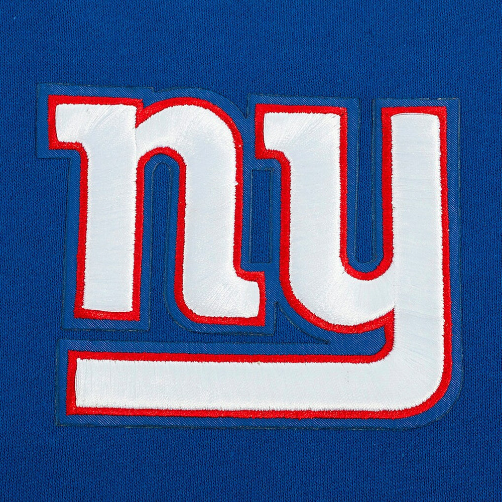 New York Giants Pro Standard Turn It Up Drop Shoulder Pullover Sweatshirt Royal - NFL