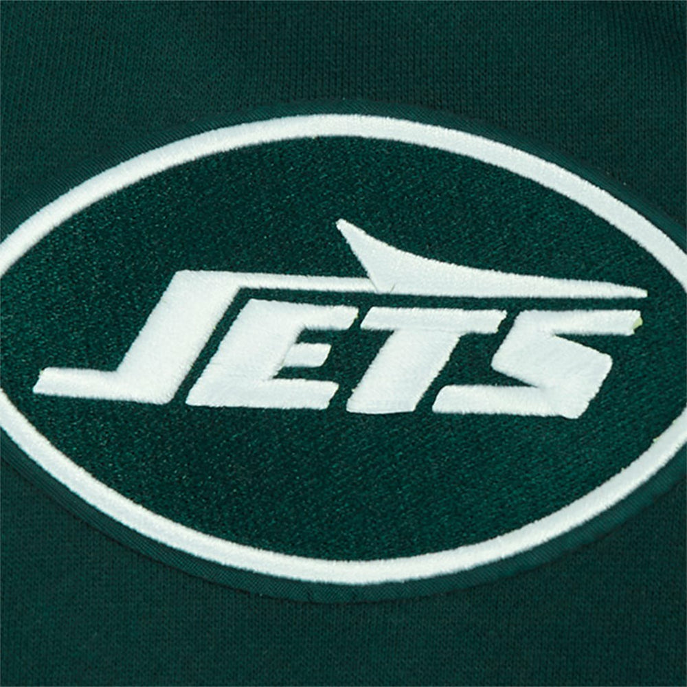 New York Jets Pro Standard Turn It Up Drop Shoulder Pullover Sweatshirt Green - NFL
