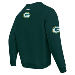 Green Bay Packers Pro Standard Turn It Up Drop Shoulder Pullover Sweatshirt Green - NFL