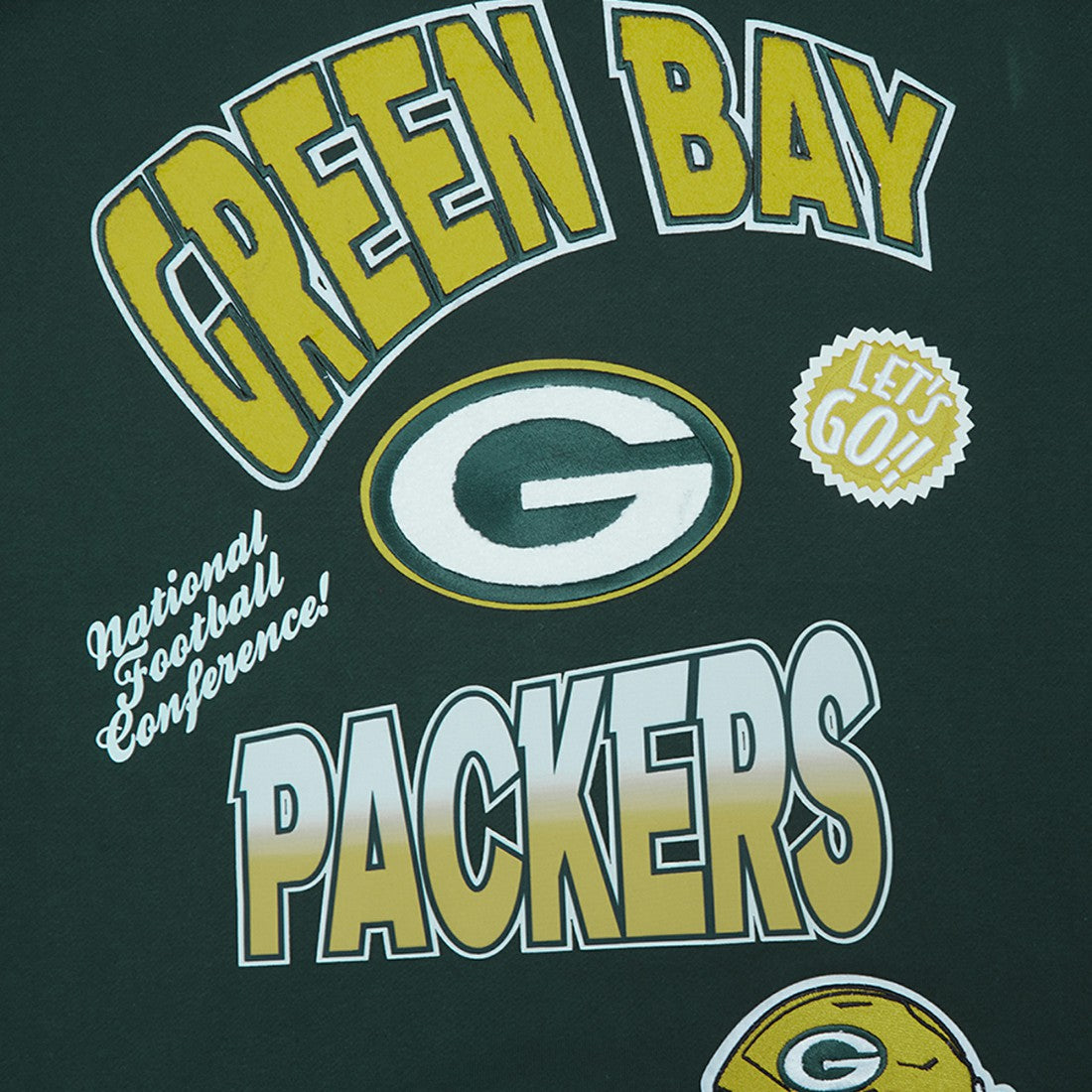 Green Bay Packers Pro Standard Turn It Up Drop Shoulder Pullover Sweatshirt Green - NFL