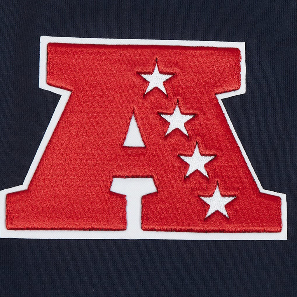 New England Patriots Pro Standard Turn It Up Drop Shoulder Pullover Sweatshirt Navy - NFL