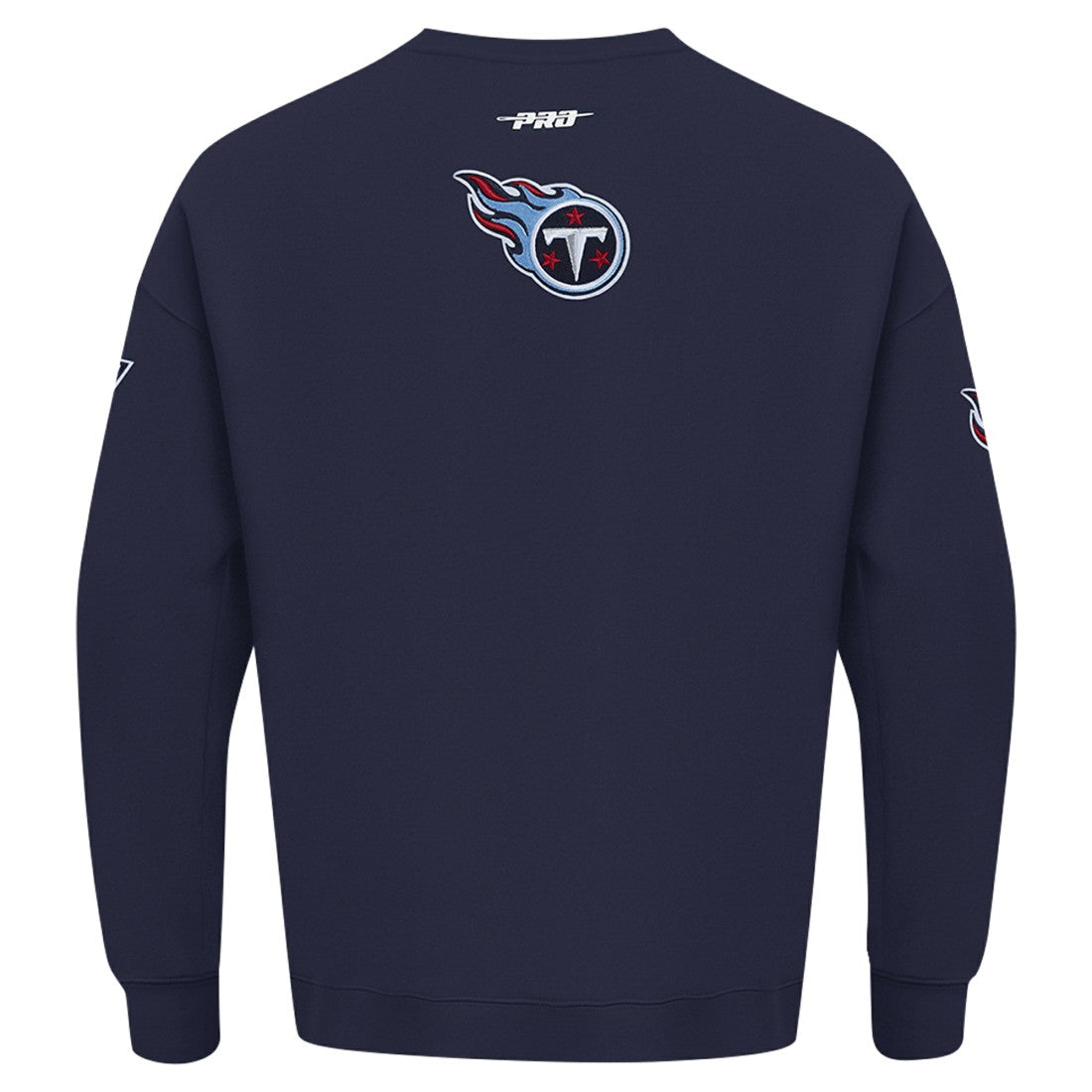 Tennessee Titans Pro Standard Turn It Up Drop Shoulder Pullover Sweatshirt Navy - NFL
