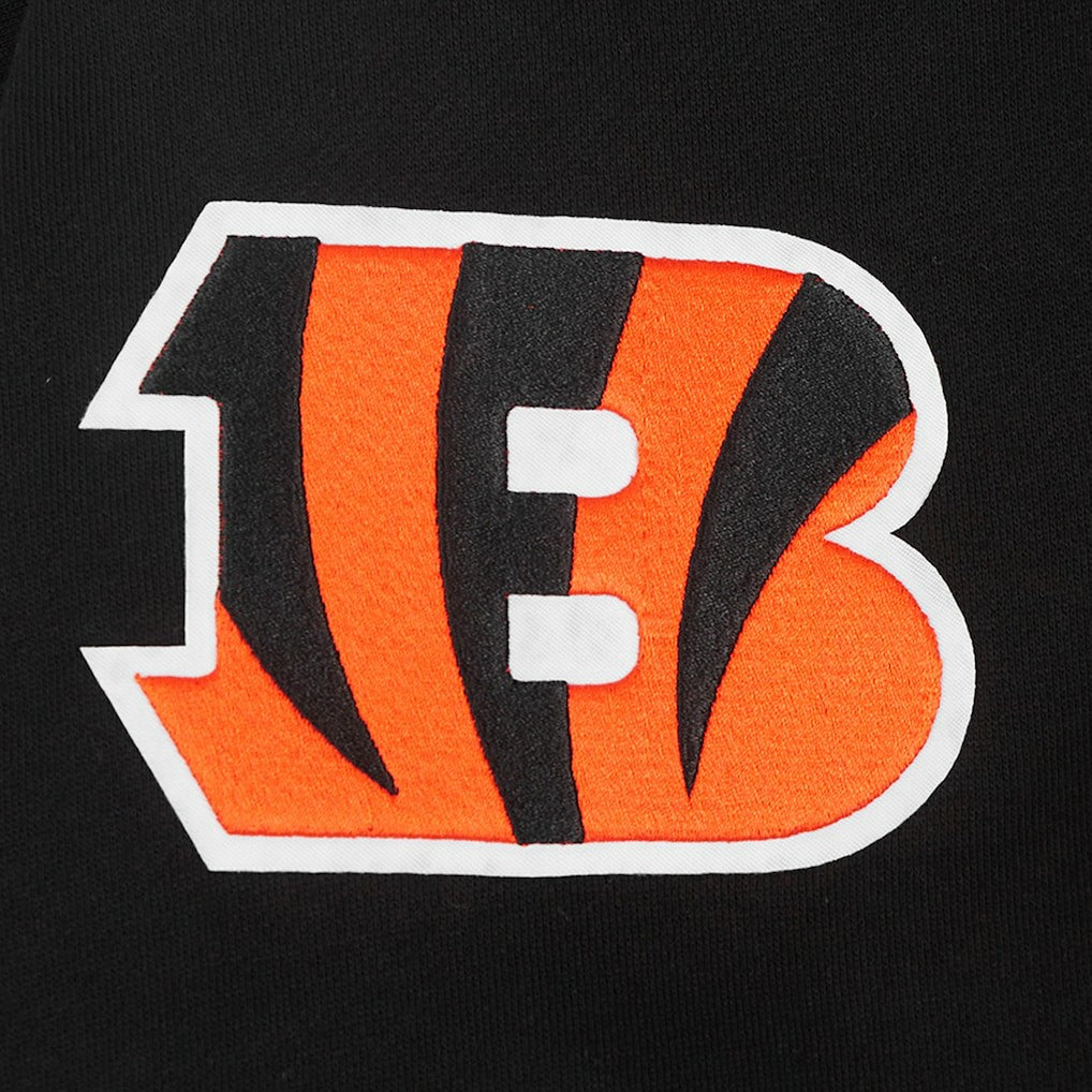 Cincinnati Bengals Pro Standard Turn It Up Drop Shoulder Pullover Sweatshirt Black - NFL