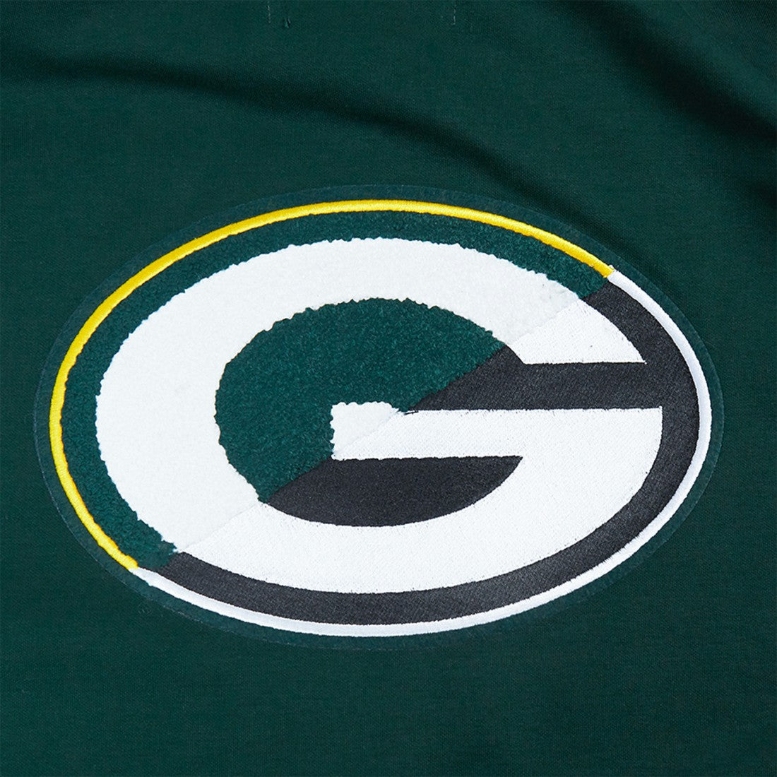 Green Bay Packers Pro Standard Split Logo Double Knit Full-Zip Hoodie Green - NFL