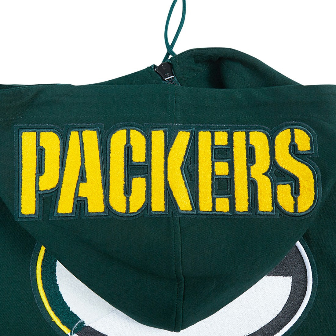 Green Bay Packers Pro Standard Split Logo Double Knit Full-Zip Hoodie Green - NFL