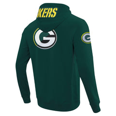 Green Bay Packers Pro Standard Split Logo Double Knit Full-Zip Hoodie Green - NFL