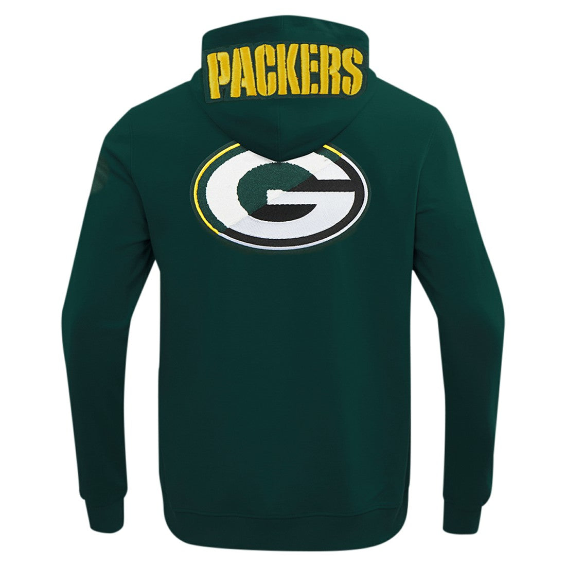 Green Bay Packers Pro Standard Split Logo Double Knit Full-Zip Hoodie Green - NFL