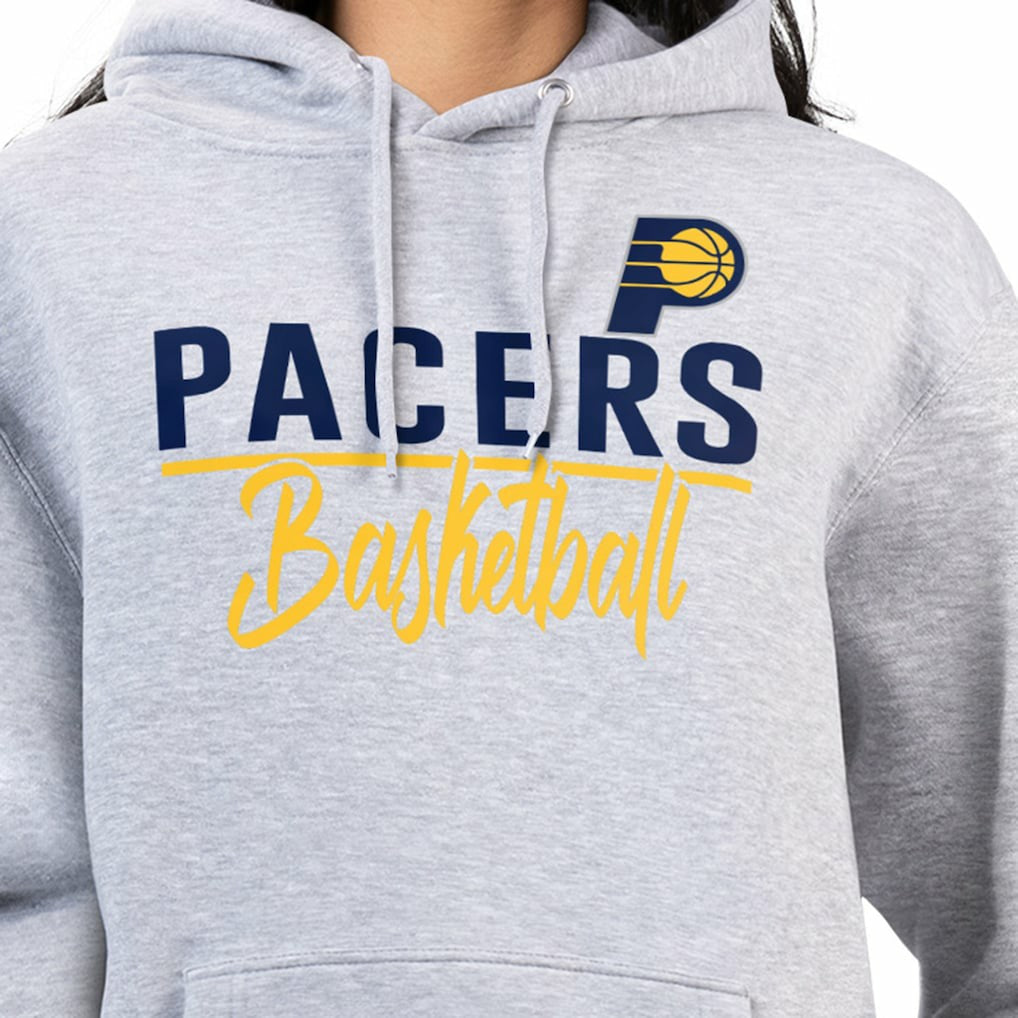 NBA - Indiana Pacers G-III 4Her by Carl Banks Women's Graphics Fleece Pullover Hoodie - Heather Gray