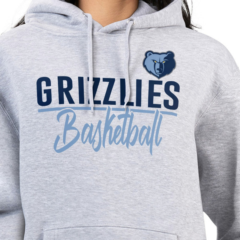 NBA - Memphis Grizzlies G-III 4Her by Carl Banks Women's Graphics Fleece Pullover Hoodie - Heather Gray
