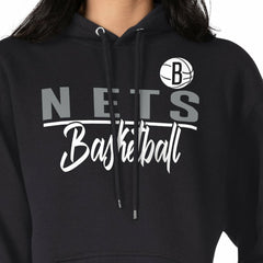 NBA - Brooklyn Nets G-III 4Her by Carl Banks Women's Graphics Fleece Pullover Hoodie - Black