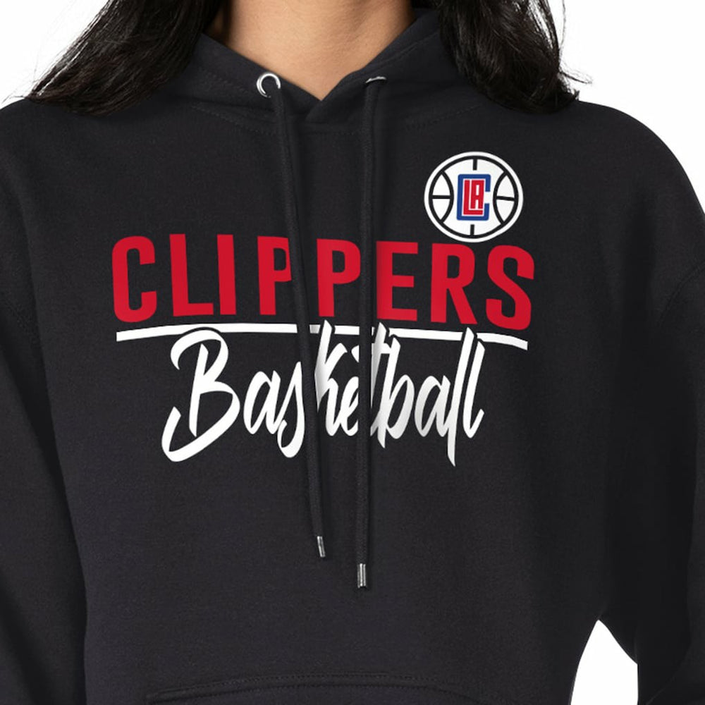 NBA - LA Clippers G-III 4Her by Carl Banks Women's Graphics Fleece Pullover Hoodie - Black