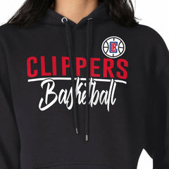 NBA - LA Clippers G-III 4Her by Carl Banks Women's Graphics Fleece Pullover Hoodie - Black