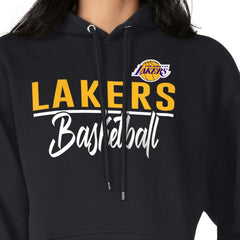 NBA - Los Angeles Lakers G-III 4Her by Carl Banks Women's Graphics Fleece Pullover Hoodie - Black