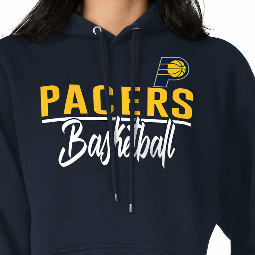 NBA - Indiana Pacers G-III 4Her by Carl Banks Women's Graphics Fleece Pullover Hoodie - Navy