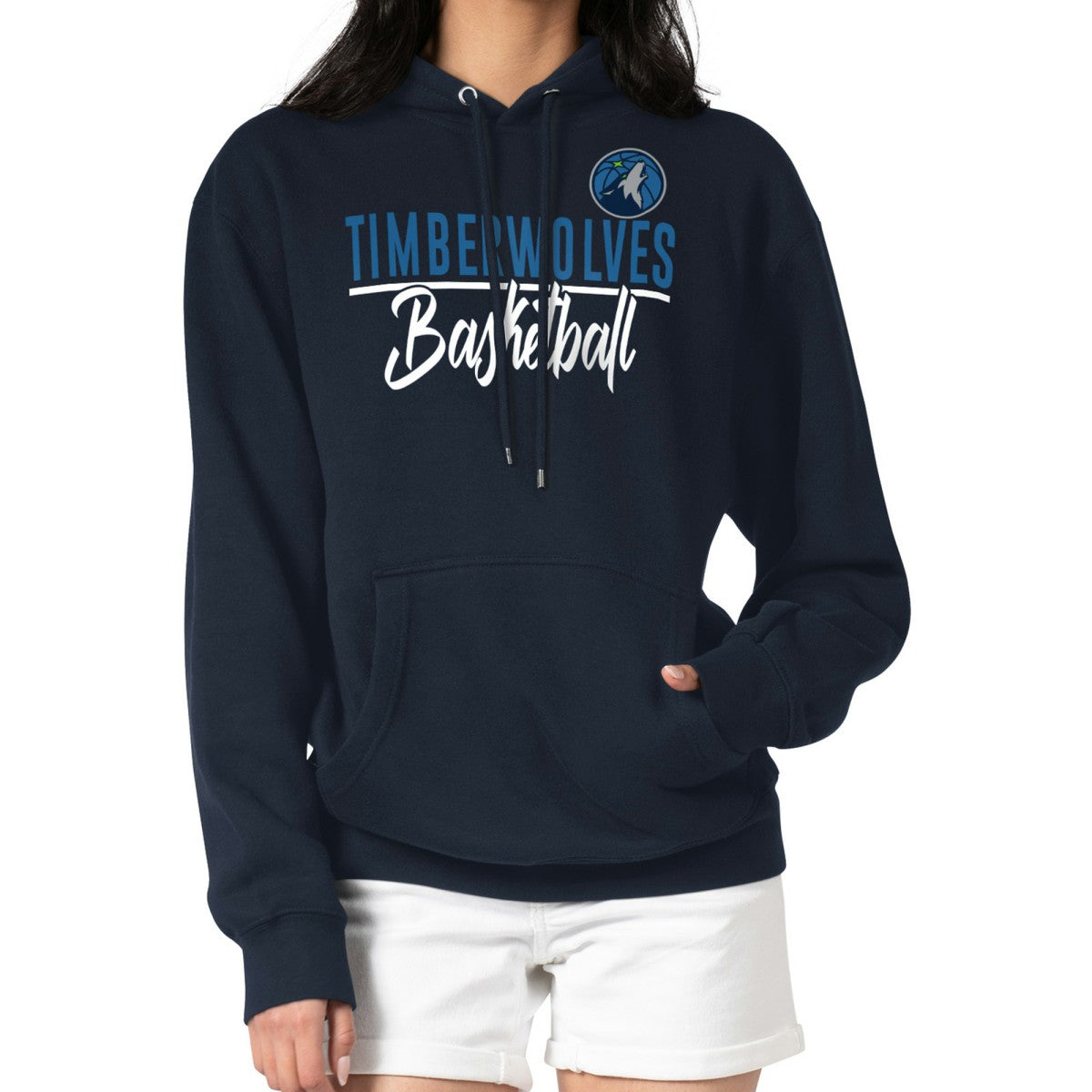 NBA - Minnesota Timberwolves G-III 4Her by Carl Banks Women's Graphics Fleece Pullover Hoodie - Navy