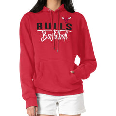 NBA - Chicago Bulls G-III 4Her by Carl Banks Women's Graphics Fleece Pullover Hoodie - Red