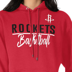 NBA - Houston Rockets G-III 4Her by Carl Banks Women's Graphics Fleece Pullover Hoodie - Red