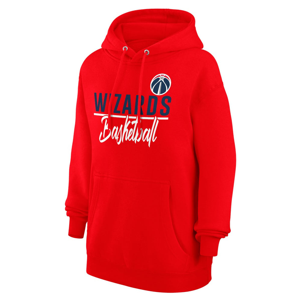 NBA - Washington Wizards G-III 4Her by Carl Banks Women's Graphics Fleece Pullover Hoodie - Red