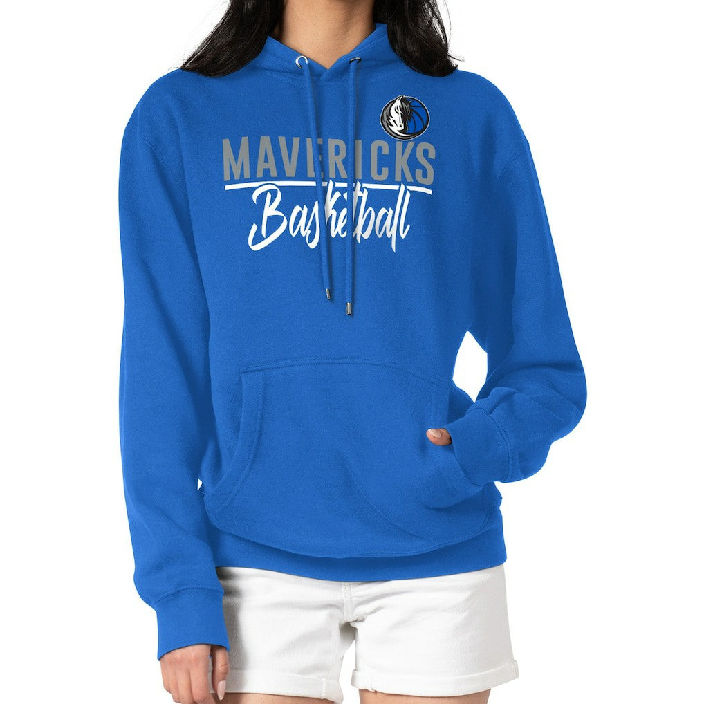 NBA - Dallas Mavericks G-III 4Her by Carl Banks Women's Graphics Fleece Pullover Hoodie - Blue