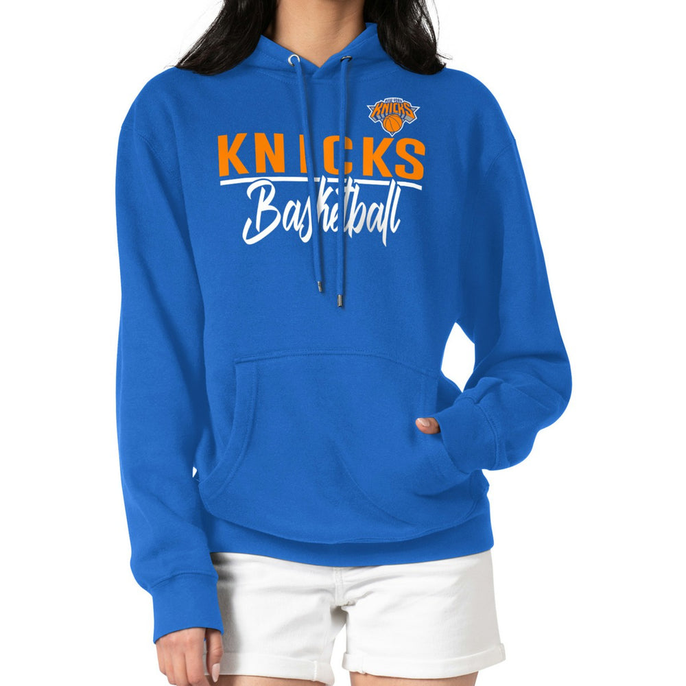NBA - New York Knicks G-III 4Her by Carl Banks Women's Graphics Fleece Pullover Hoodie - Blue
