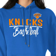 NBA - New York Knicks G-III 4Her by Carl Banks Women's Graphics Fleece Pullover Hoodie - Blue