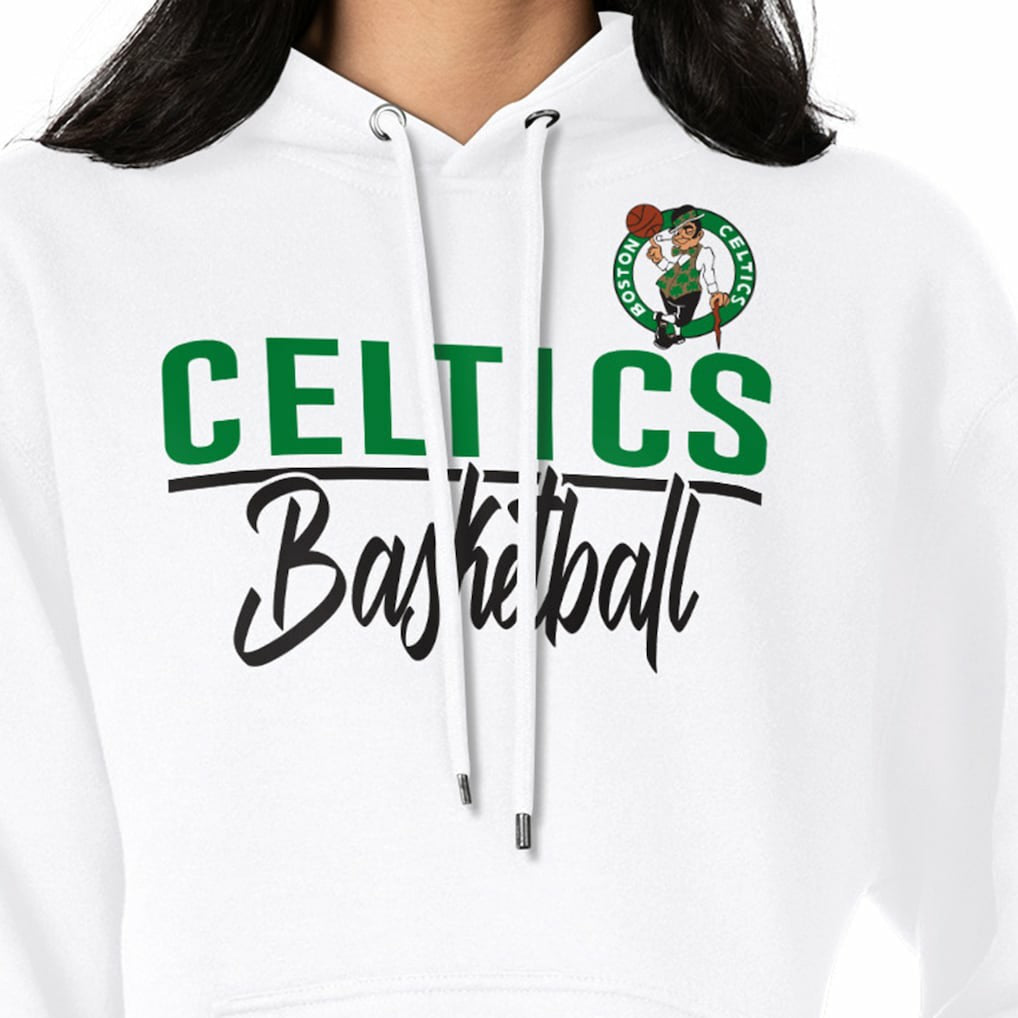 NBA - Boston Celtics G-III 4Her by Carl Banks Women's Graphics Fleece Pullover Hoodie - White