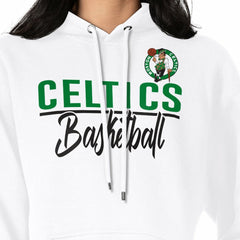 NBA - Boston Celtics G-III 4Her by Carl Banks Women's Graphics Fleece Pullover Hoodie - White