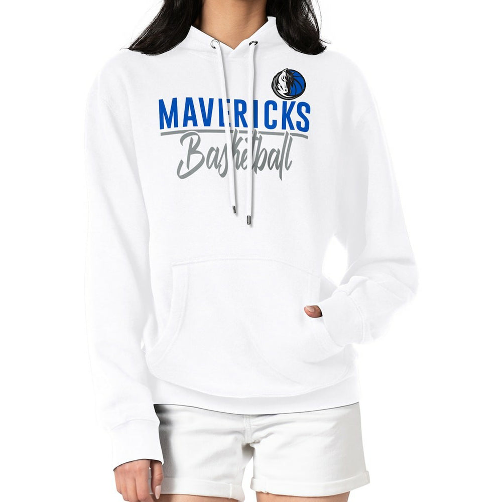 NBA - Dallas Mavericks G-III 4Her by Carl Banks Women's Graphics Fleece Pullover Hoodie - White